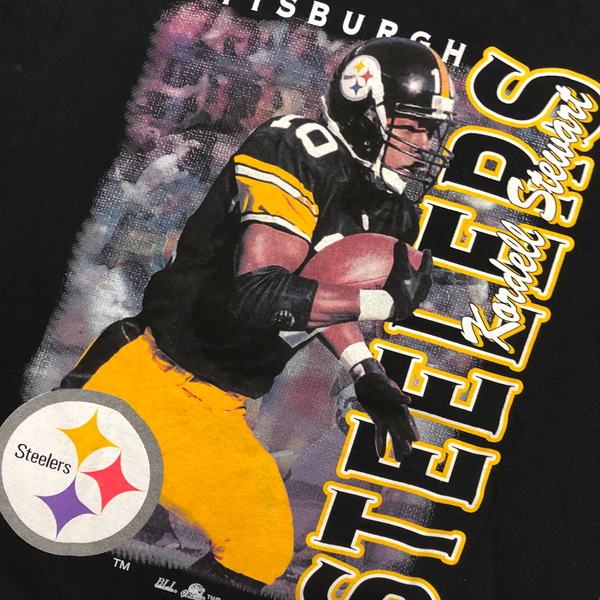1997 Pittsburgh Steelers Kordell Stewart Shirt Black Size Medium - Beyond 94