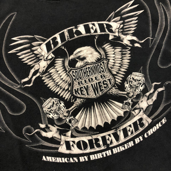 Vintage Key West Biker Week Longsleeve Shirt Black Size Large - Beyond 94