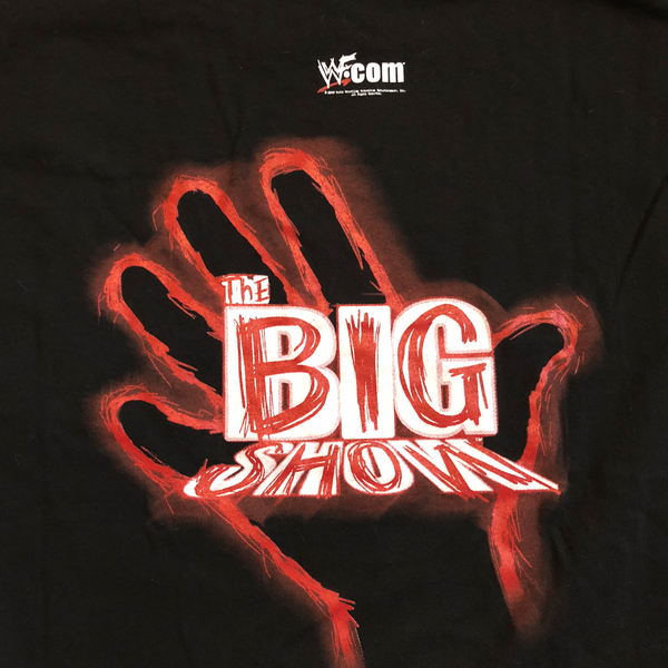 2000 WWF Big Show "Big Nasty Bastard" Shirt Black Size Large - Beyond 94