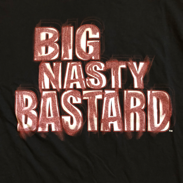 2000 WWF Big Show "Big Nasty Bastard" Shirt Black Size Large - Beyond 94