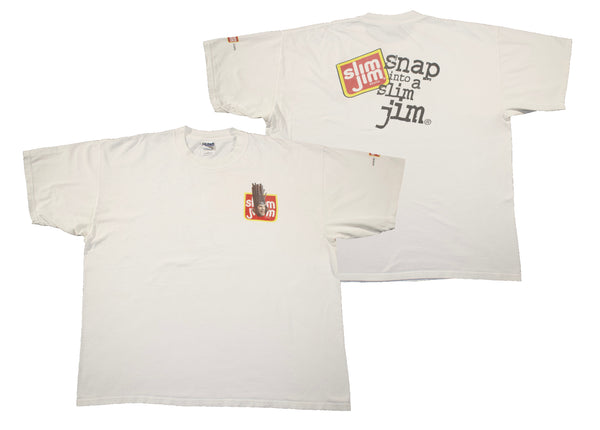 Vintage 00s Slim Jim Snack Promo Shirt Size XX-Large