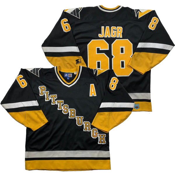 Vintage 90s Pittsburgh Penguins Jaromír Jágr Starter Jersey | Beyond 94