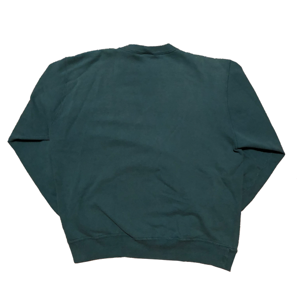 Vintage 90's Champion Spell Out Crewneck Teal-Green Size X-Large - Beyond 94