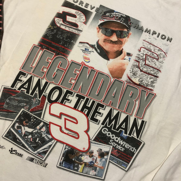 Dale Earnhardt Nascar Shirt White XX-Large - Beyond 94