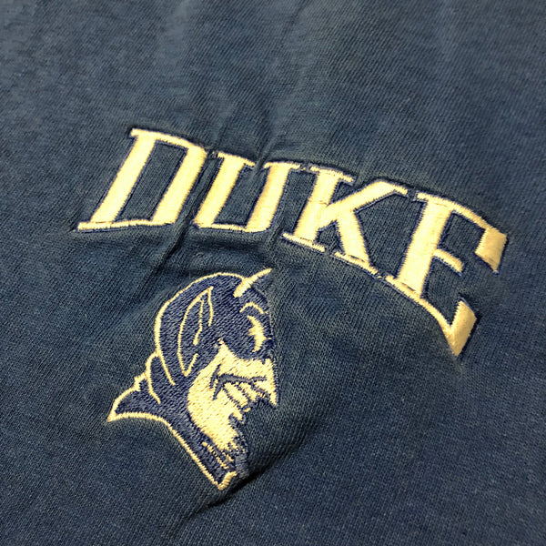 Vintage 90s Single Stitch Duke Shirt Blue Size Medium - Beyond 94