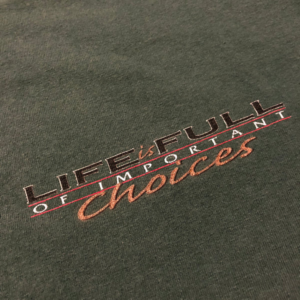 1997 Golf's Important Choices Shirt Green Size X-Large - Beyond 94