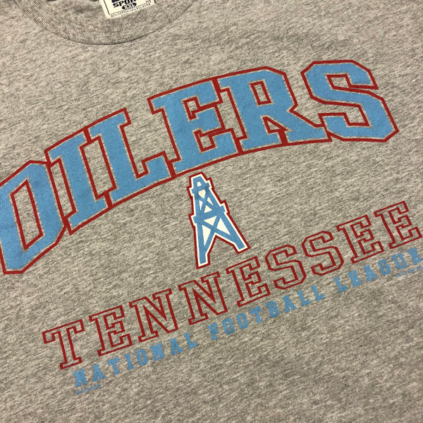 1997 Tennessee Oilers Shirt Grey Size XX-Large - Beyond 94