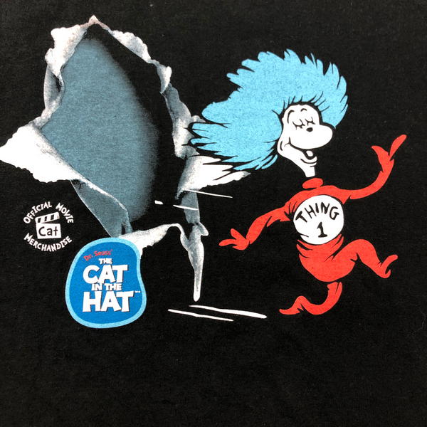 2003 Cat In The Hat Thing 1 & 2 Movie Promo Shirt Size X-Large