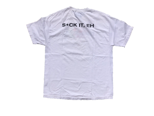2002 WWE D-Generation X "Canada, Suck It Eh" Shirt White Size X-Large - Beyond 94