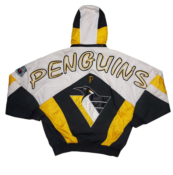 Vintage 90s Pittsburgh Penguins Pro Player Puffer Jacket | Beyond 94