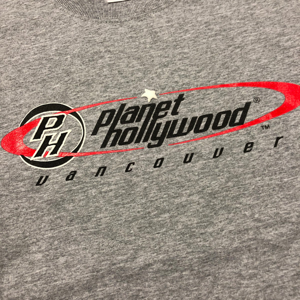 1998 Planet Hollywood Vancouver Shirt Grey Size Large - Beyond 94