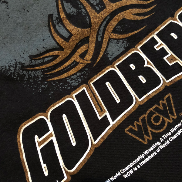 1998 WCW Goldberg Shirt Black Size X-Large - Beyond 94