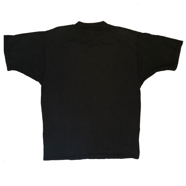 1998 WCW Hollywood Hogan "Rules the World" V-neck Shirt Black Size Large - Beyond 94