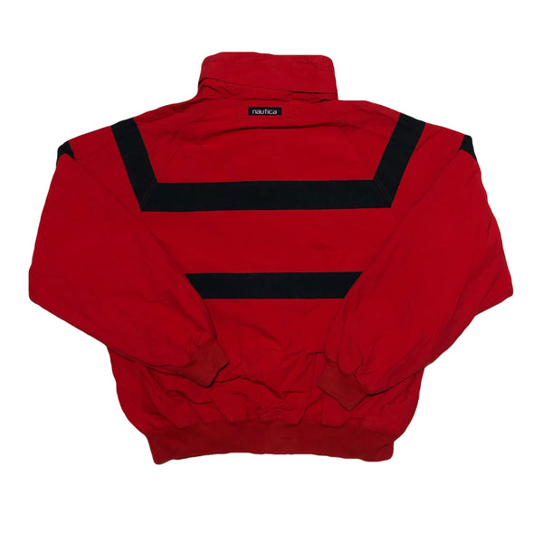 Vintage 90s Nautica J Class Jacket W/ Foldable Hood Size X-Large
