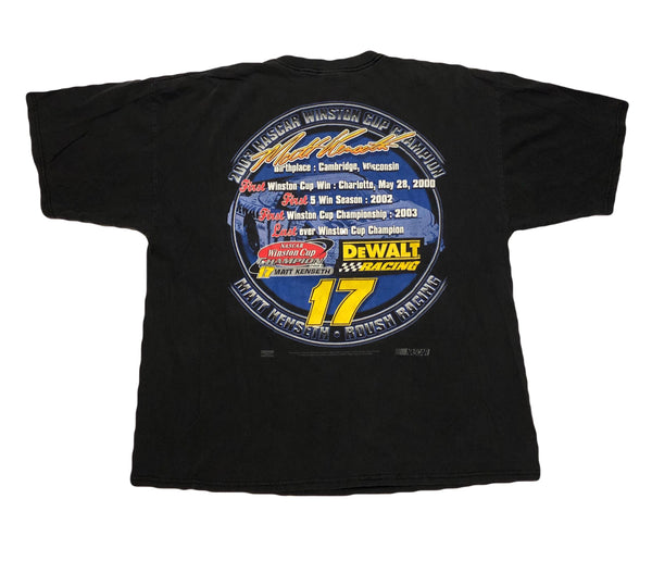 2003 Matt Kenseth Nascar Shirt Black Size XX-Large - Beyond 94