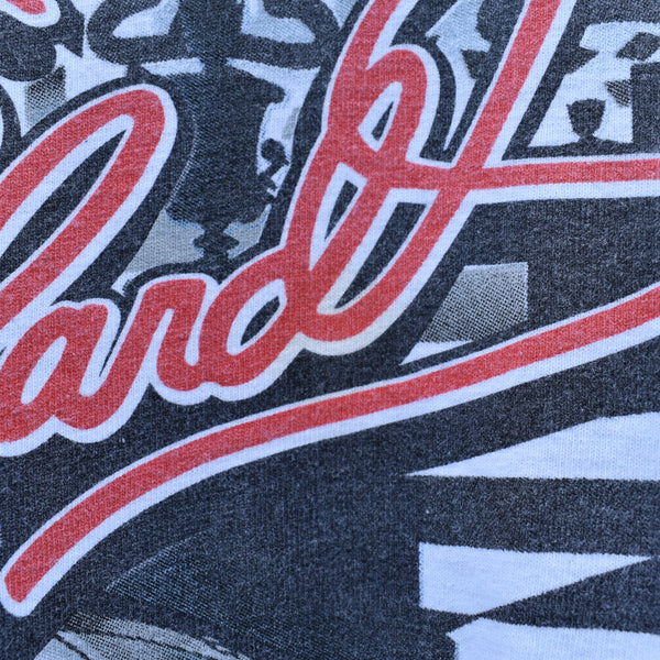 Vintage 90s Dale Earnhardt Making Moves All Over Print NASCAR Shirt Size XX-Large