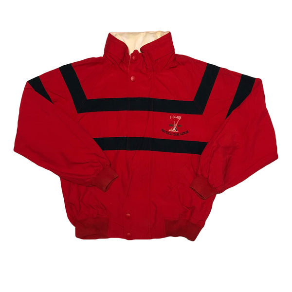 Vintage 90s Nautica J Class Jacket W/ Foldable Hood Size X-Large