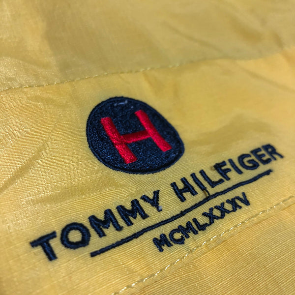 Vintage 90s Tommy Hilfiger Neck Flag Windbreaker Jacket Size XX-Large