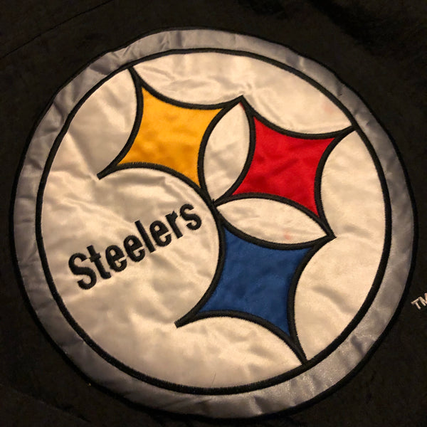 Vintage 90s Pittsburgh Steelers Starter Pro Line Puffer Pullover Jacket Size Large