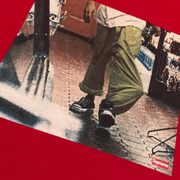 Supreme SS15 Kids 40 Oz Shirt Red Size Large - Beyond 94