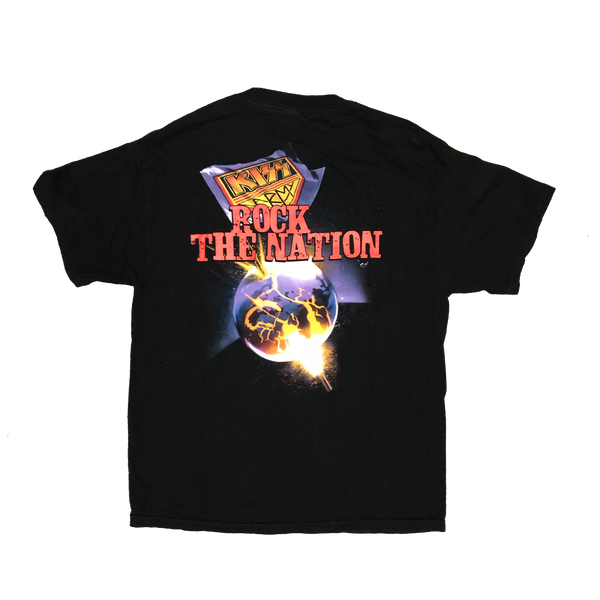 2004 KISS "Rock The Nation" Concert Tour Shirt Black Size Large - Beyond 94