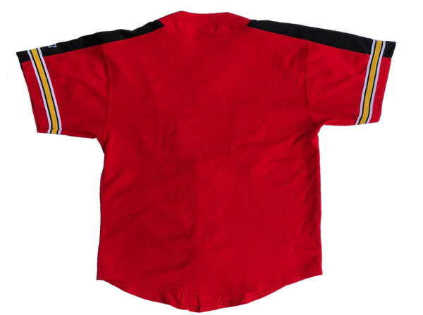 1997 MLB Pittsburgh Pirates "Script" Starter Jersey Red/Black Medium - Beyond 94