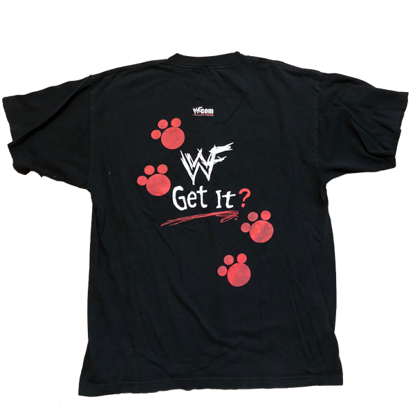 1999 Jerry Lawler "Show Me Your Puppies" Shirt Black Size X-Large - Beyond 94
