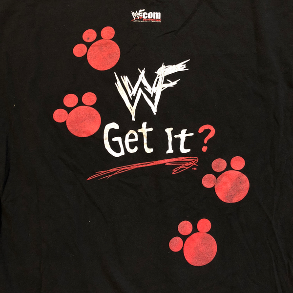 1999 Jerry Lawler "Show Me Your Puppies" Shirt Black Size X-Large - Beyond 94
