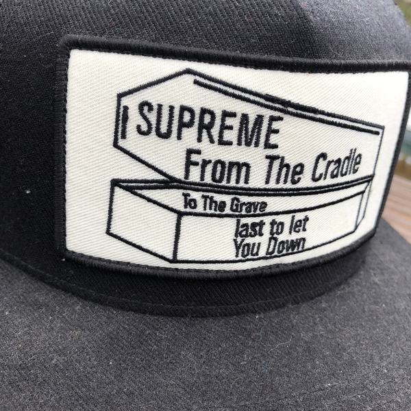 Supreme SS15 Coffin Trucker Snapback Deadstock With Tags Black OS - Beyond 94