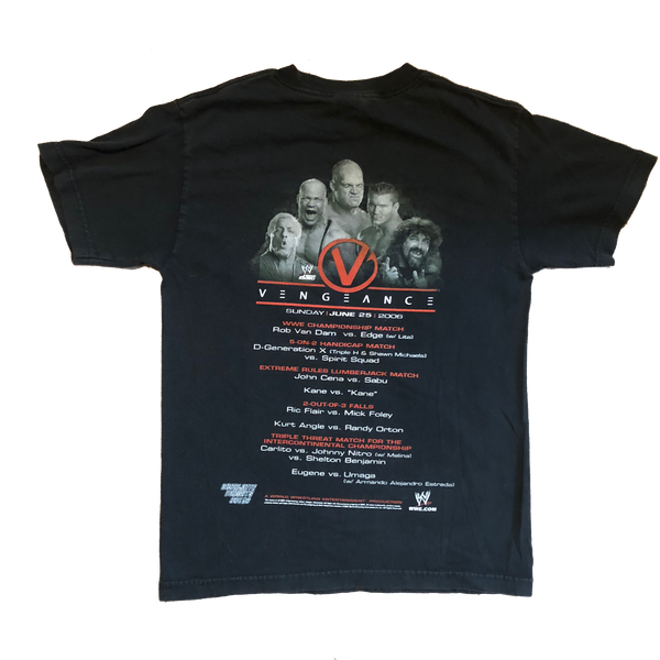 2006 WWE RAW "Vengeance PPV" Shirt Black Size Small - Beyond 94