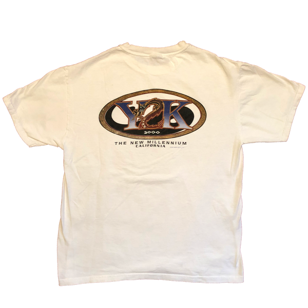 1999 Y2K Millenium Shirt White Size Large - Beyond 94